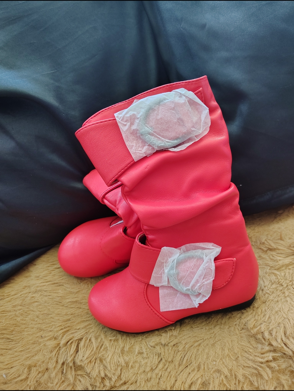 NWOT Link Kids Bright Pink Slouchy Boots